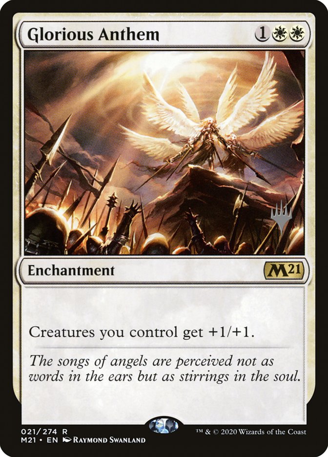 Glorious Anthem (Promo Pack) [Core Set 2021 Promos] | Gamers Paradise