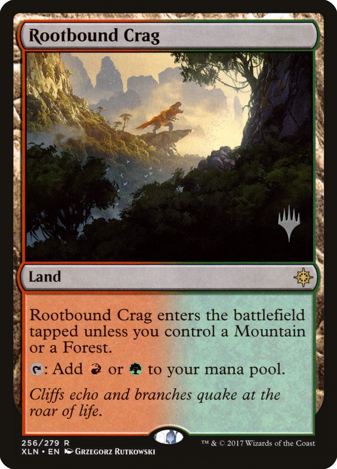 Rootbound Crag (Promo Pack) [Ixalan Promos] | Gamers Paradise