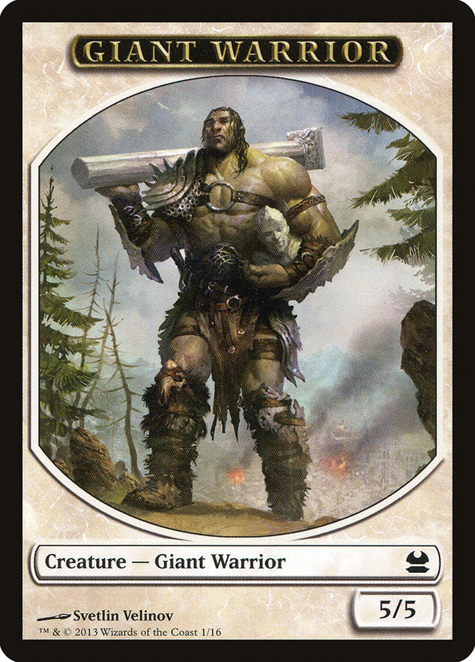 Giant Warrior Token [Modern Masters Tokens] | Gamers Paradise