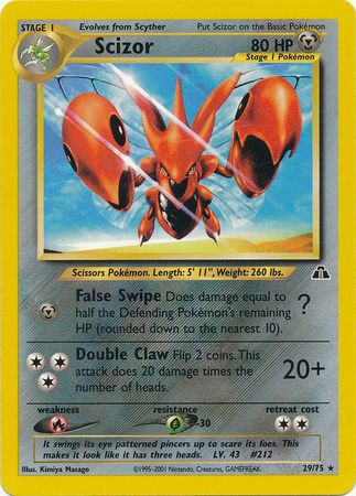 Scizor (29/75) [Neo Discovery Unlimited] | Gamers Paradise