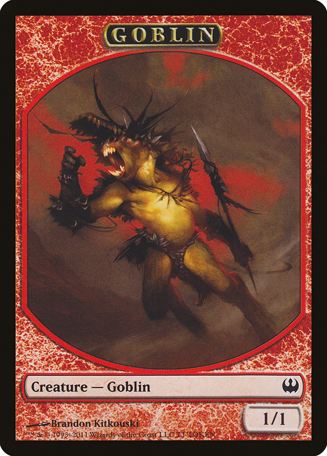 Goblin Token [Duel Decks: Knights vs. Dragons Tokens] | Gamers Paradise