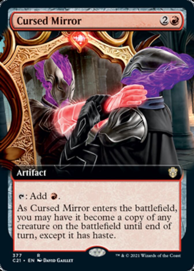 Cursed Mirror (Extended Art) [Commander 2021] | Gamers Paradise