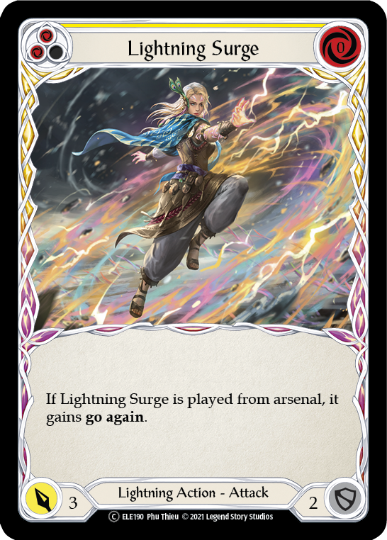 Lightning Surge (Yellow) [U-ELE190] Unlimited Normal | Gamers Paradise