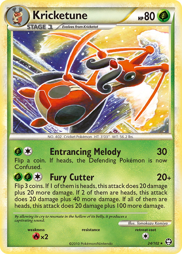 Kricketune (24/102) [HeartGold & SoulSilver: Triumphant] | Gamers Paradise