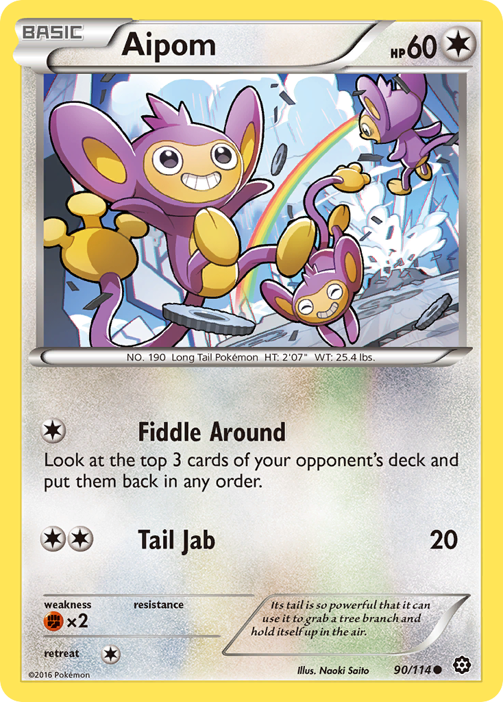 Aipom (90/114) [XY: Steam Siege] | Gamers Paradise