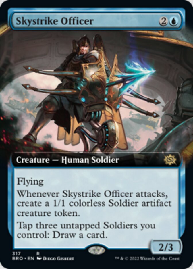 Skystrike Officer (Extended Art) [The Brothers' War] | Gamers Paradise