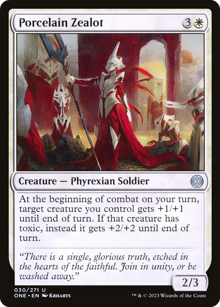 Porcelain Zealot [Phyrexia: All Will Be One] | Gamers Paradise
