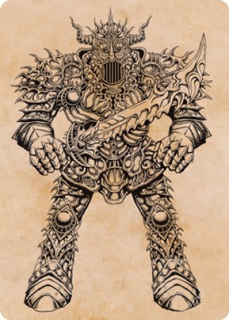 Iron Golem (Showcase) Art Card [Dungeons & Dragons: Adventures in the Forgotten Realms Art Series] | Gamers Paradise