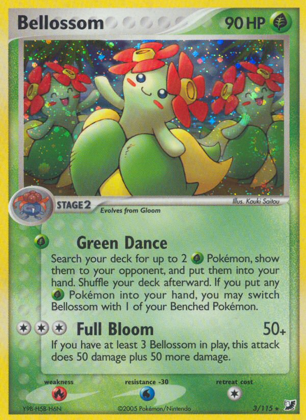 Bellossom (3/115) [EX: Unseen Forces] | Gamers Paradise