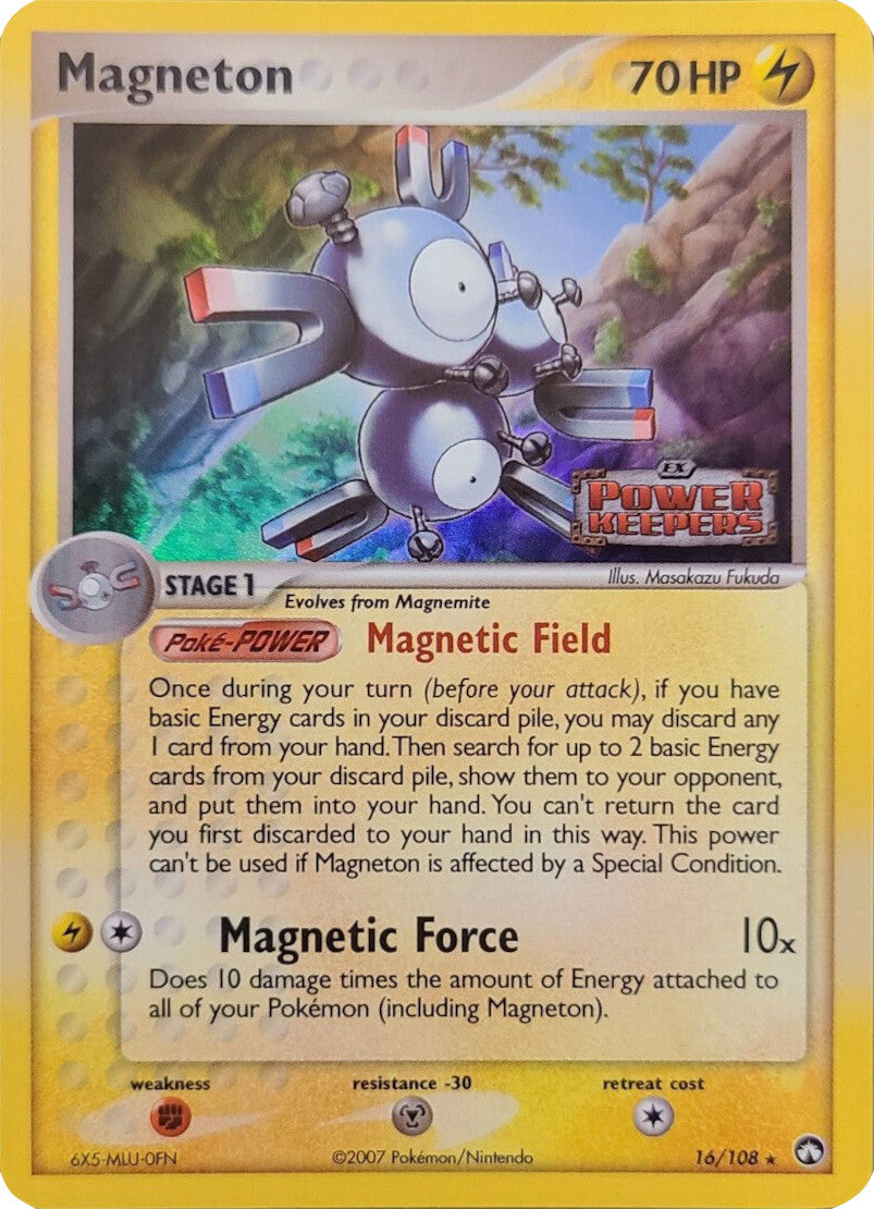 Magneton (16/108) (Stamped) [EX: Power Keepers] | Gamers Paradise