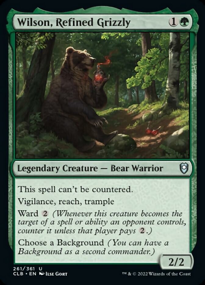 Wilson, Refined Grizzly [Commander Legends: Battle for Baldur's Gate] | Gamers Paradise