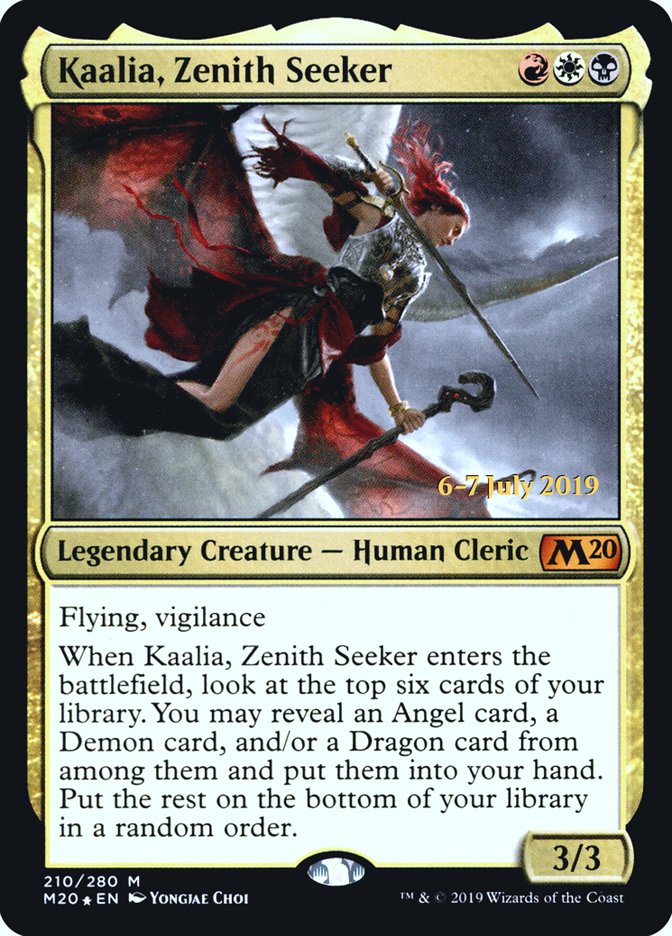 Kaalia, Zenith Seeker [Core Set 2020 Prerelease Promos] | Gamers Paradise