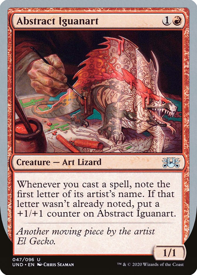 Abstract Iguanart [Unsanctioned] | Gamers Paradise