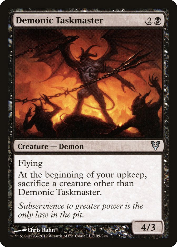 Demonic Taskmaster [Avacyn Restored] | Gamers Paradise