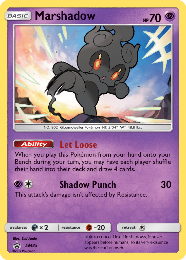 Marshadow (SM85) [Sun & Moon: Black Star Promos] | Gamers Paradise