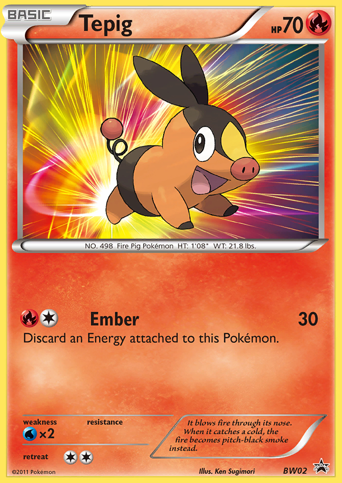 Tepig (BW02) [Black & White: Black Star Promos] | Gamers Paradise