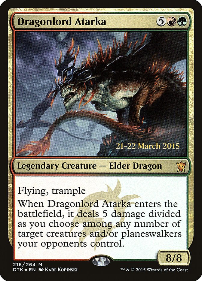 Dragonlord Atarka [Dragons of Tarkir Prerelease Promos] | Gamers Paradise