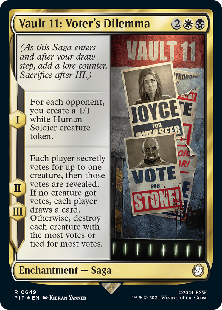 Vault 11: Voter's Dilemna (Surge Foil) [Fallout] | Gamers Paradise