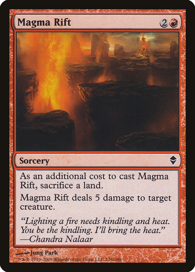 Magma Rift [Zendikar] | Gamers Paradise