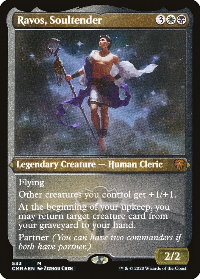 Ravos, Soultender (Etched) [Commander Legends] | Gamers Paradise