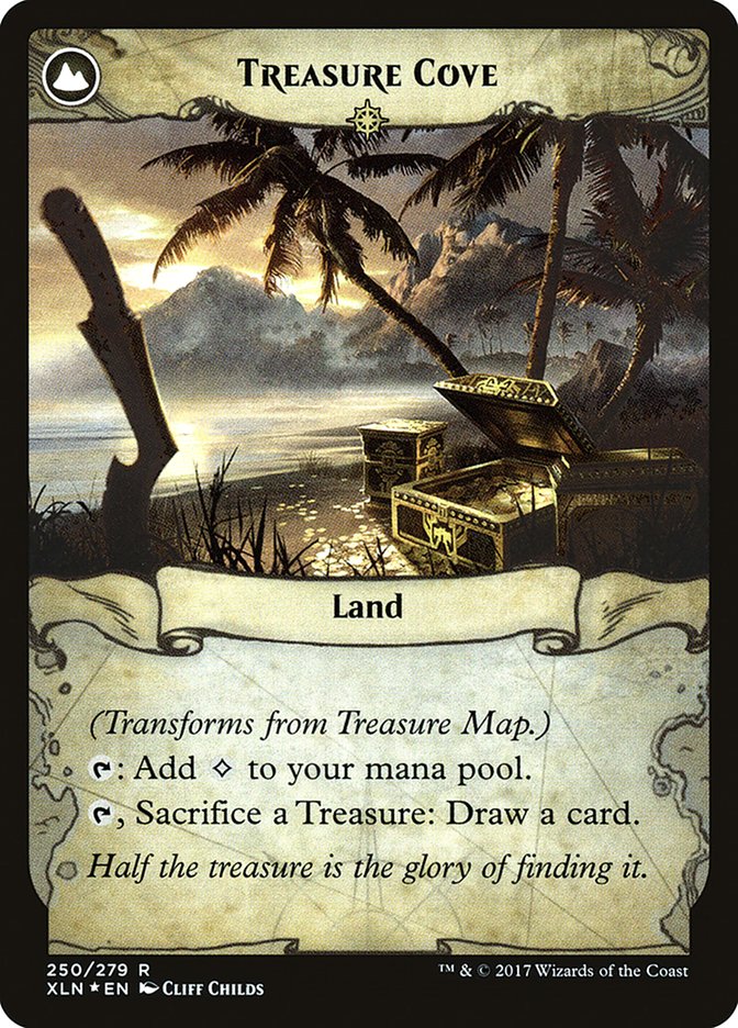 Treasure Map // Treasure Cove [Ixalan Prerelease Promos] | Gamers Paradise