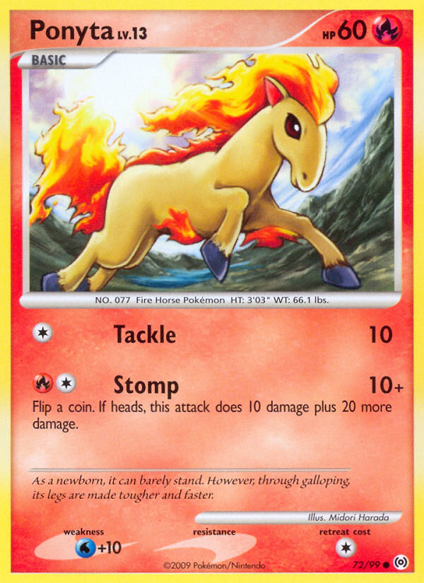 Ponyta (72/99) [Platinum: Arceus] | Gamers Paradise