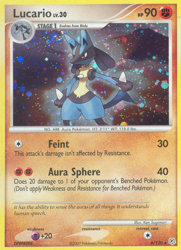 Lucario (6/130) [Diamond & Pearl: Base Set] | Gamers Paradise