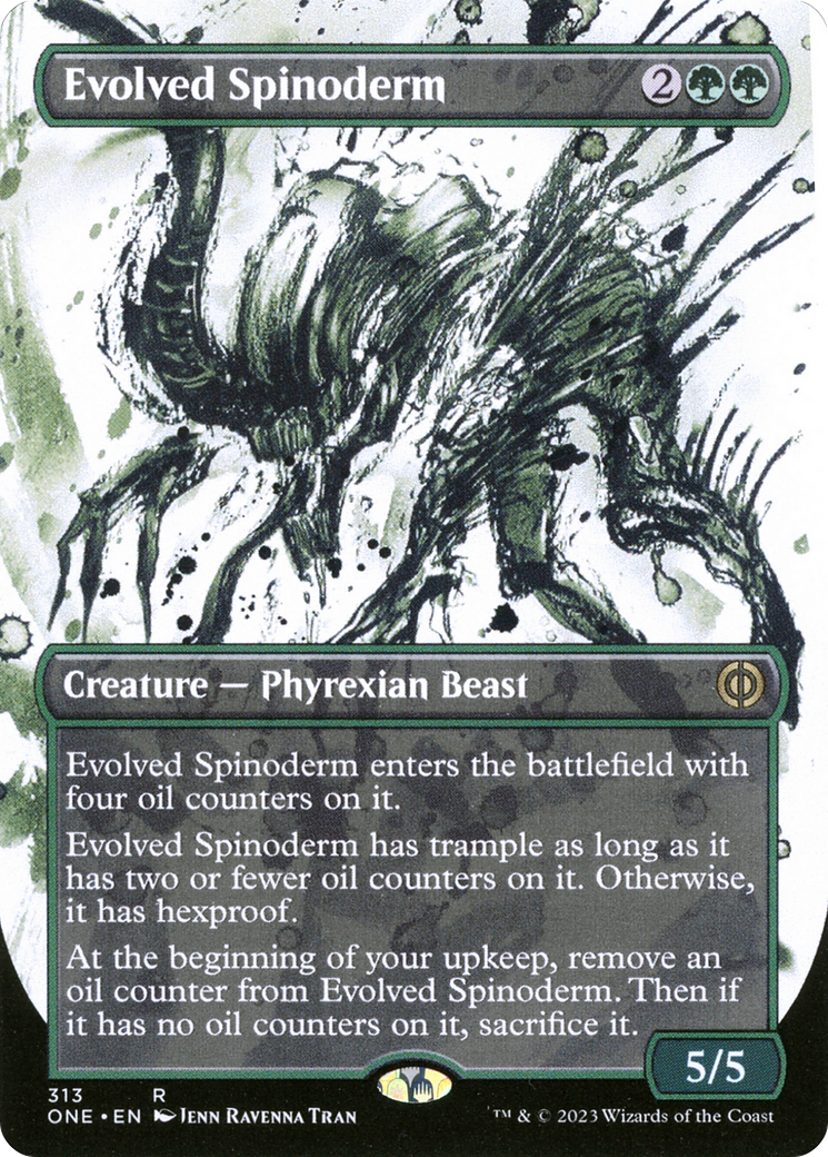 Evolved Spinoderm (Borderless Ichor) [Phyrexia: All Will Be One] | Gamers Paradise