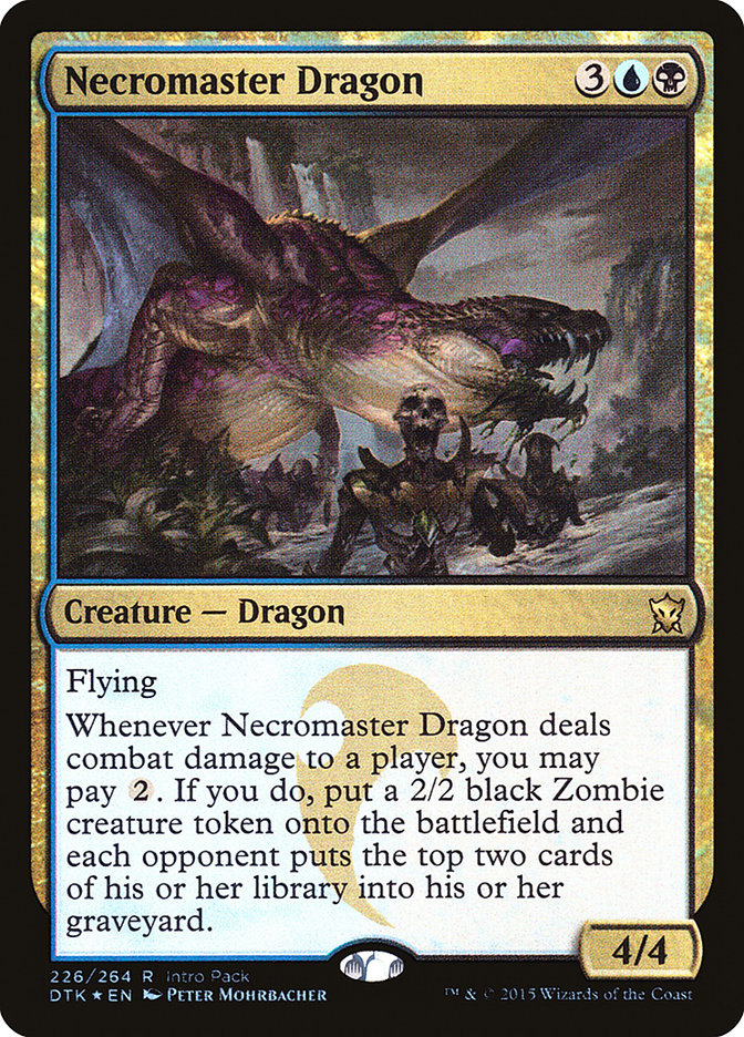 Necromaster Dragon (Intro Pack) [Dragons of Tarkir Promos] | Gamers Paradise