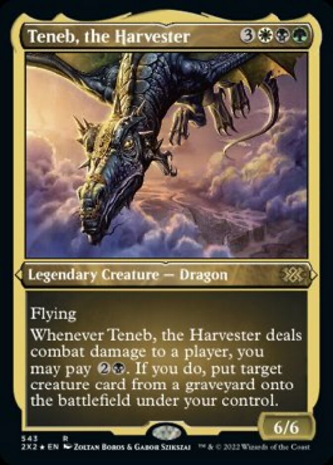 Teneb, the Harvester (Foil Etched) [Double Masters 2022] | Gamers Paradise