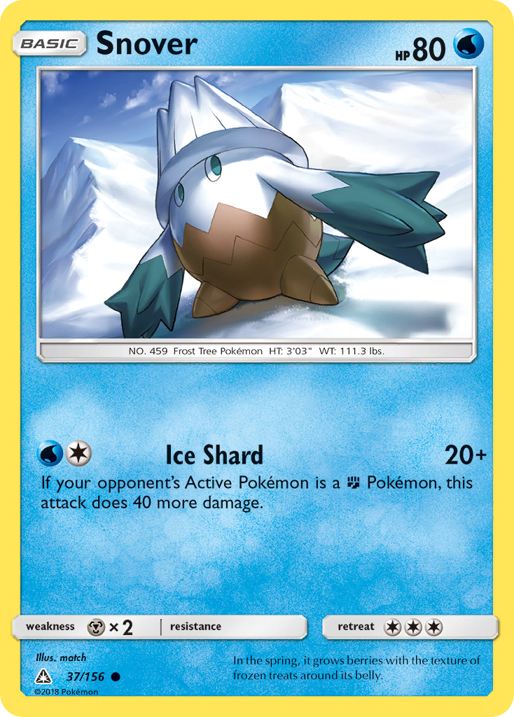 Snover (37/156) [Sun & Moon: Ultra Prism] | Gamers Paradise