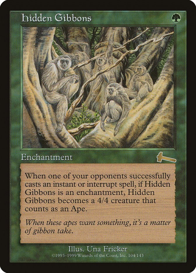 Hidden Gibbons [Urza's Legacy] | Gamers Paradise