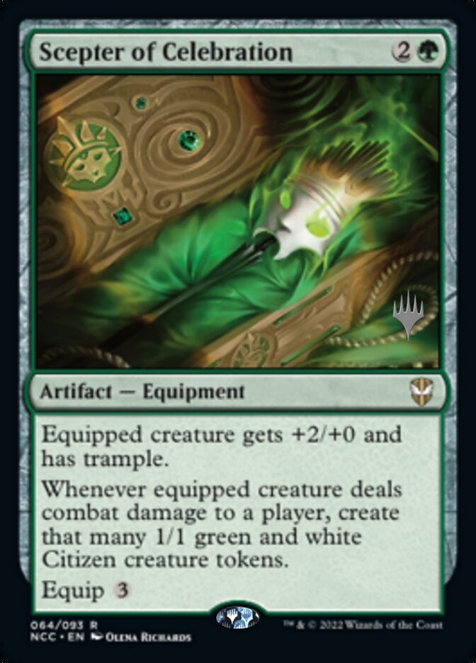 Scepter of Celebration (Promo Pack) [Streets of New Capenna Commander Promos] | Gamers Paradise