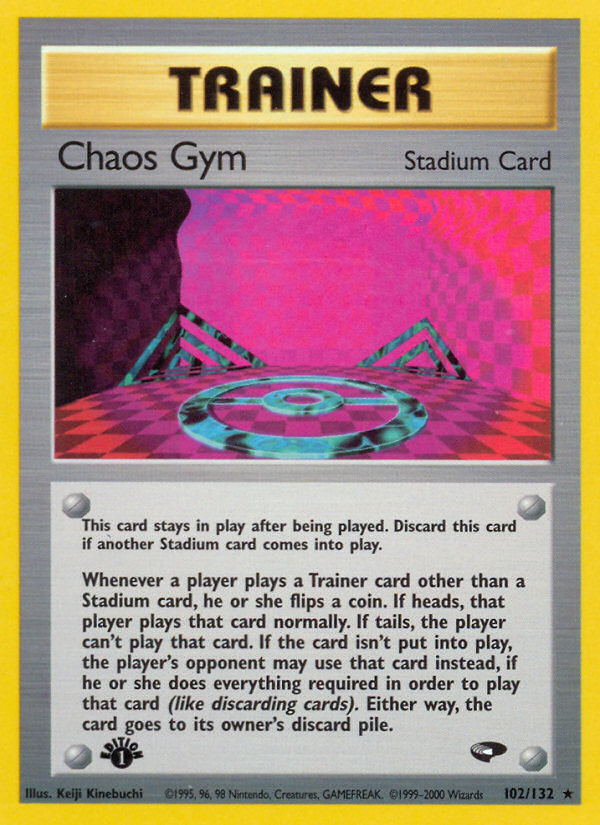 Chaos Gym (102/132) [Gym Challenge 1st Edition] | Gamers Paradise