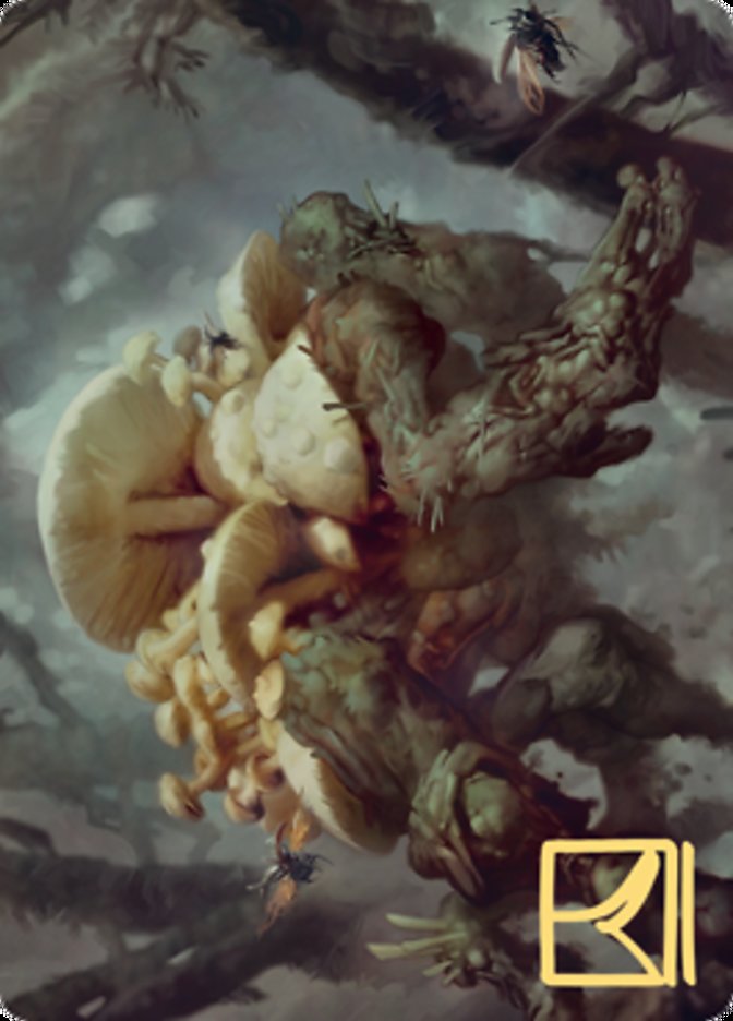 Swarm Shambler Art Card (Gold-Stamped Signature) [Zendikar Rising Art Series] | Gamers Paradise