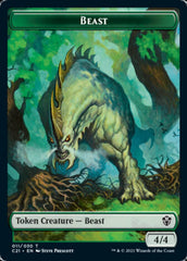 Beast (011) // Insect Double-Sided Token [Commander 2021 Tokens] | Gamers Paradise