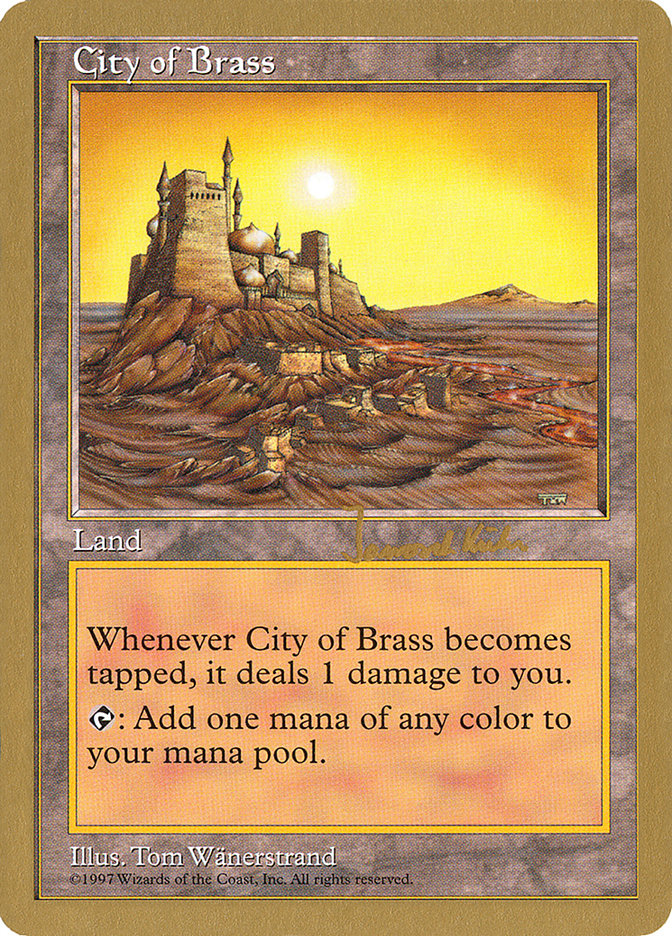 City of Brass (Janosch Kuhn) [World Championship Decks 1997] | Gamers Paradise