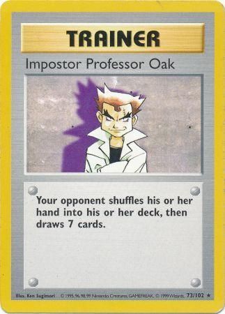 Impostor Professor Oak (73/102) [Base Set Shadowless Unlimited] | Gamers Paradise