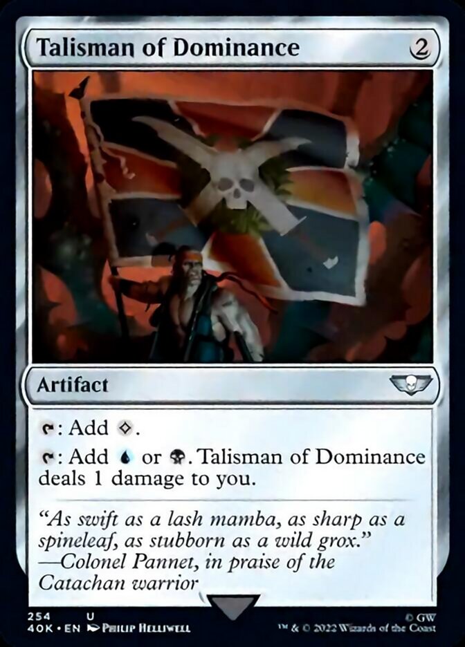 Talisman of Dominance (254) (Surge Foil) [Universes Beyond: Warhammer 40,000] | Gamers Paradise