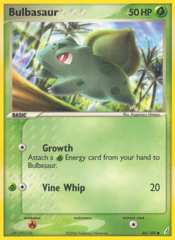 Bulbasaur (46/100) [EX: Crystal Guardians] | Gamers Paradise