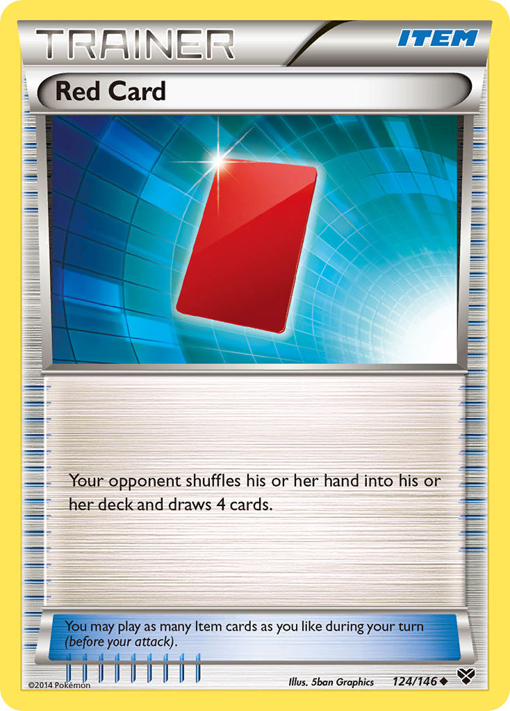 Red Card (124/146) [XY: Base Set] | Gamers Paradise
