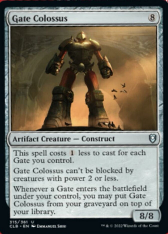 Gate Colossus [Commander Legends: Battle for Baldur's Gate] | Gamers Paradise