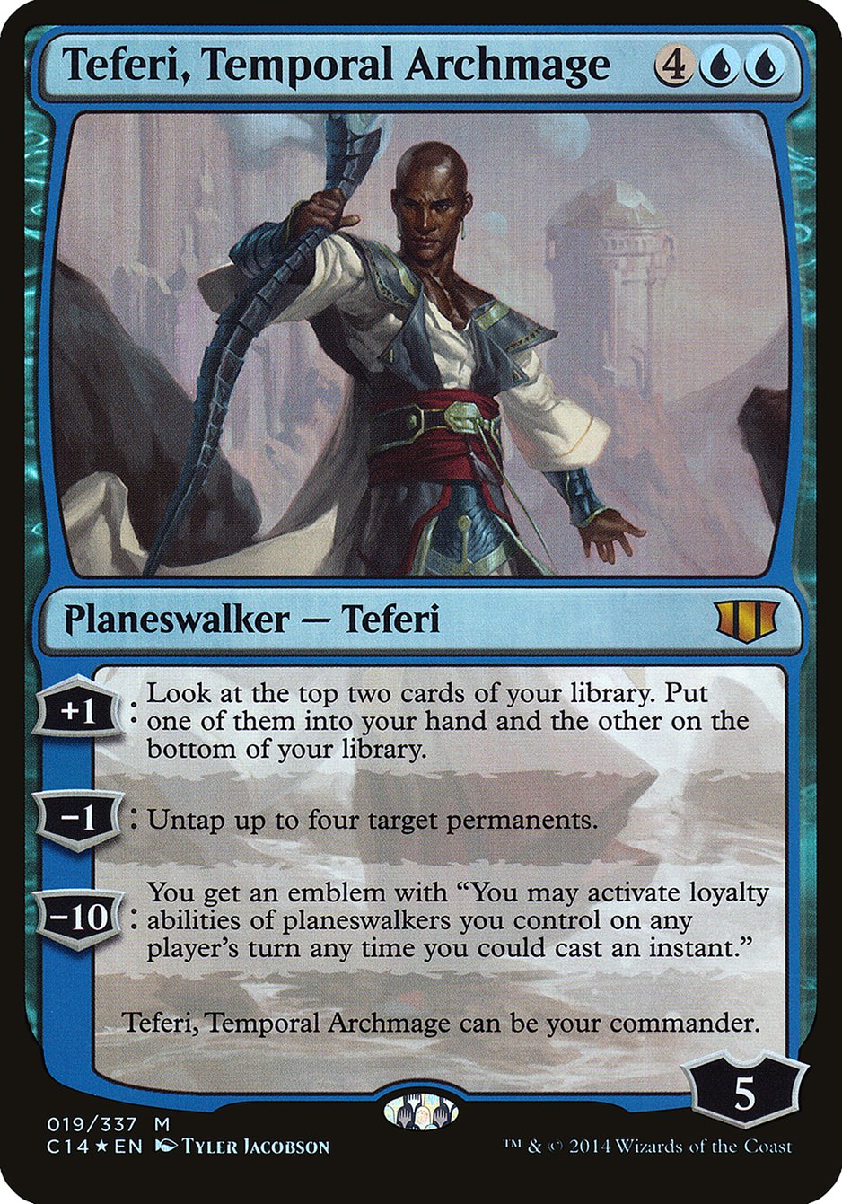 Teferi, Temporal Archmage (Oversized) [Commander 2014 Oversized] | Gamers Paradise