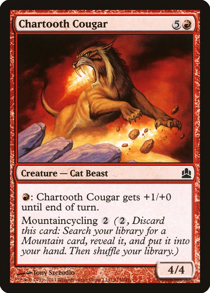 Chartooth Cougar [Commander 2011] | Gamers Paradise