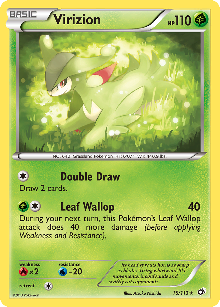 Virizion (15/113) [Black & White: Legendary Treasures] | Gamers Paradise