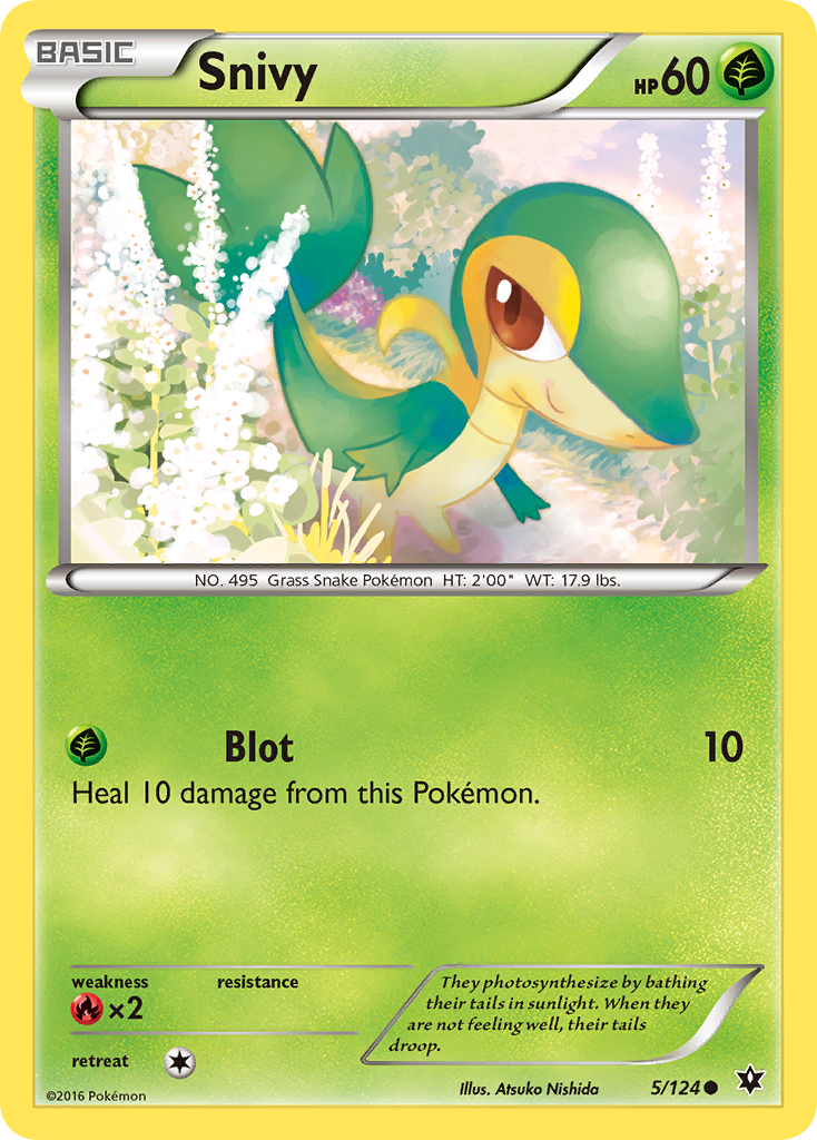 Snivy (5/124) [XY: Fates Collide] | Gamers Paradise