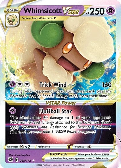 Whimsicott VSTAR (065/172) [Sword & Shield: Brilliant Stars] | Gamers Paradise