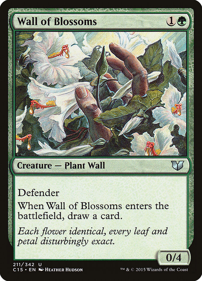 Wall of Blossoms [Commander 2015] | Gamers Paradise