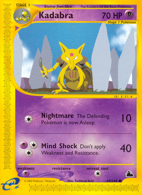 Kadabra (69/144) [Skyridge] | Gamers Paradise