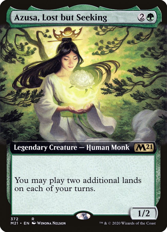 Azusa, Lost but Seeking (Extended Art) [Core Set 2021] | Gamers Paradise